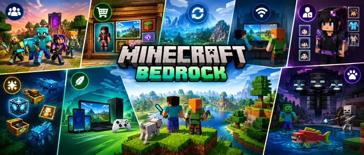 Minecraft Bedrock Features